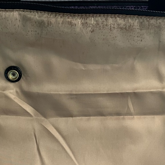 Coach XL Getaway Nylon Travel Weekender Tote/Pouch in Signature Purple Snakeskin - Picture 5 of 11